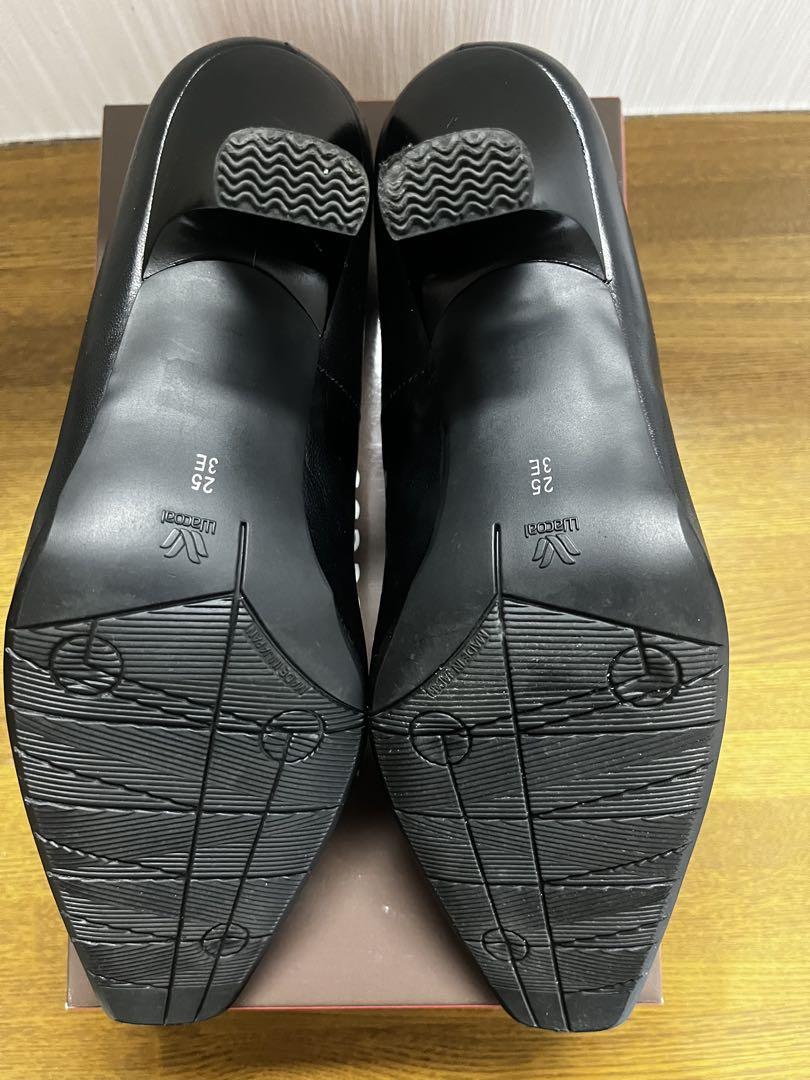 美品 wacoal success walk スクエアヒールパンプス