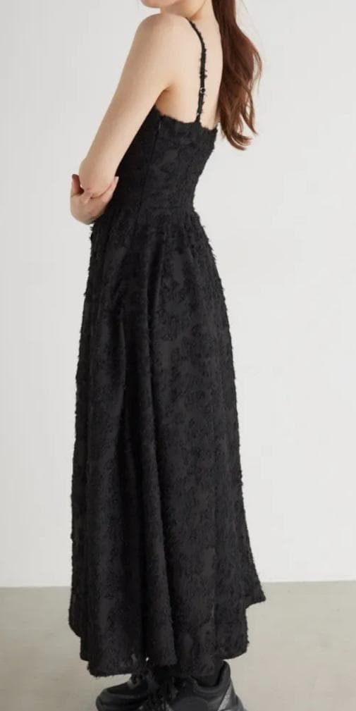 rienda黒クロップドSHSETベアOPリエンダMシャツセットベアワンピースM