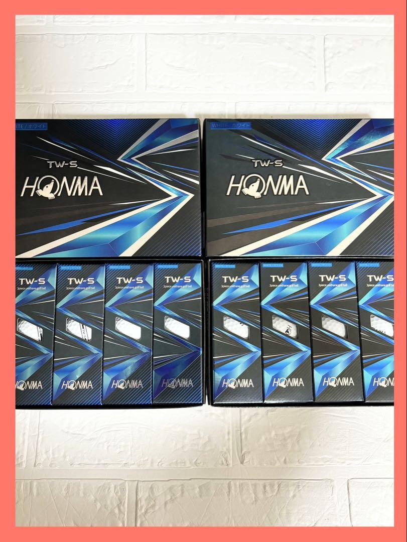 HONMA　ホンマ　TW-S　ホワイト 2ダース（24球）