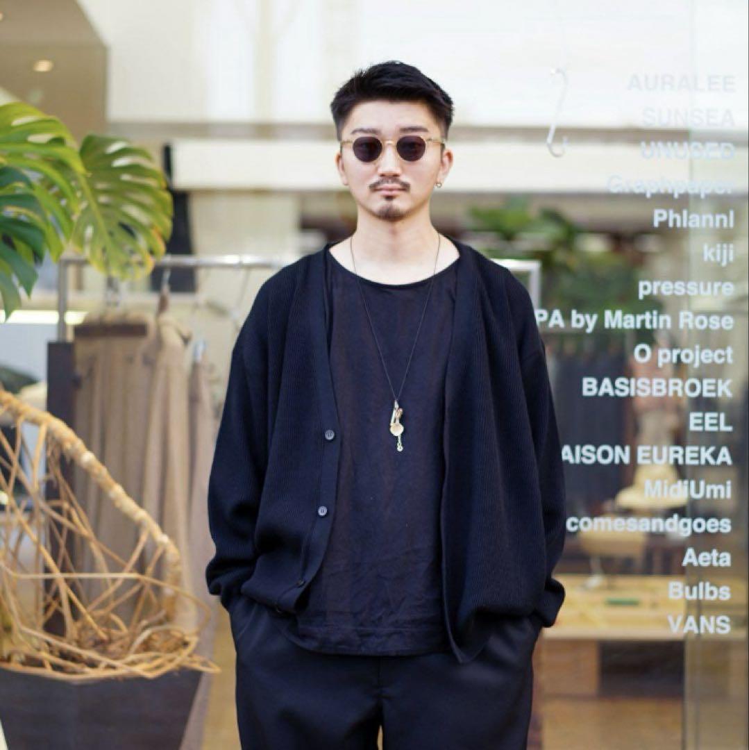 Graphpaper High Density Knit Cardigan 黒