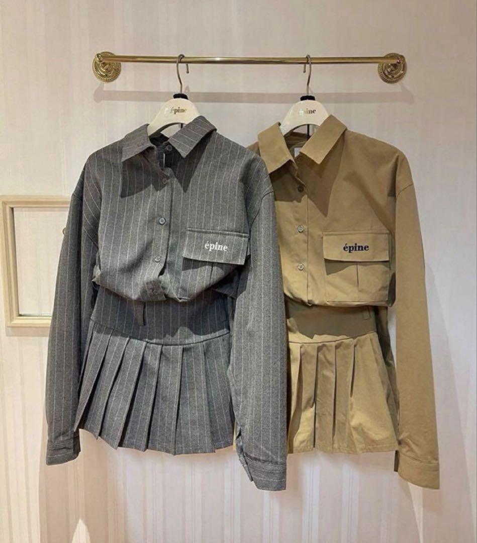 épine エピヌ over design shirt