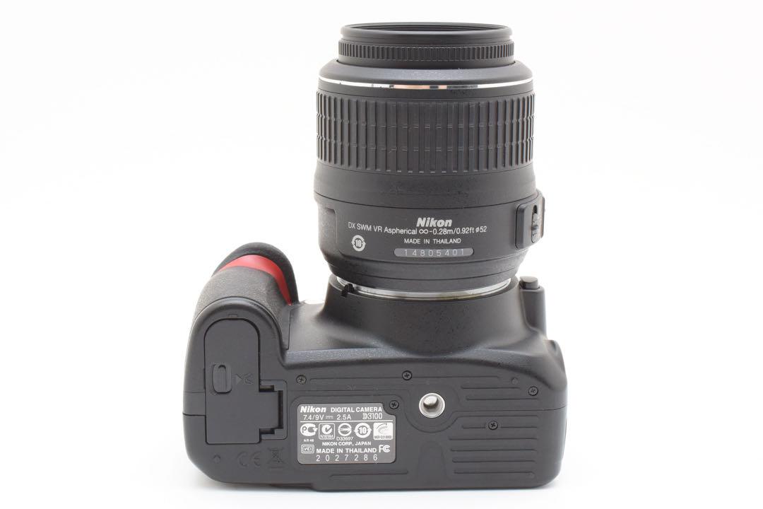 【美品】ニコン Nikon D3100 ダブルレンズ