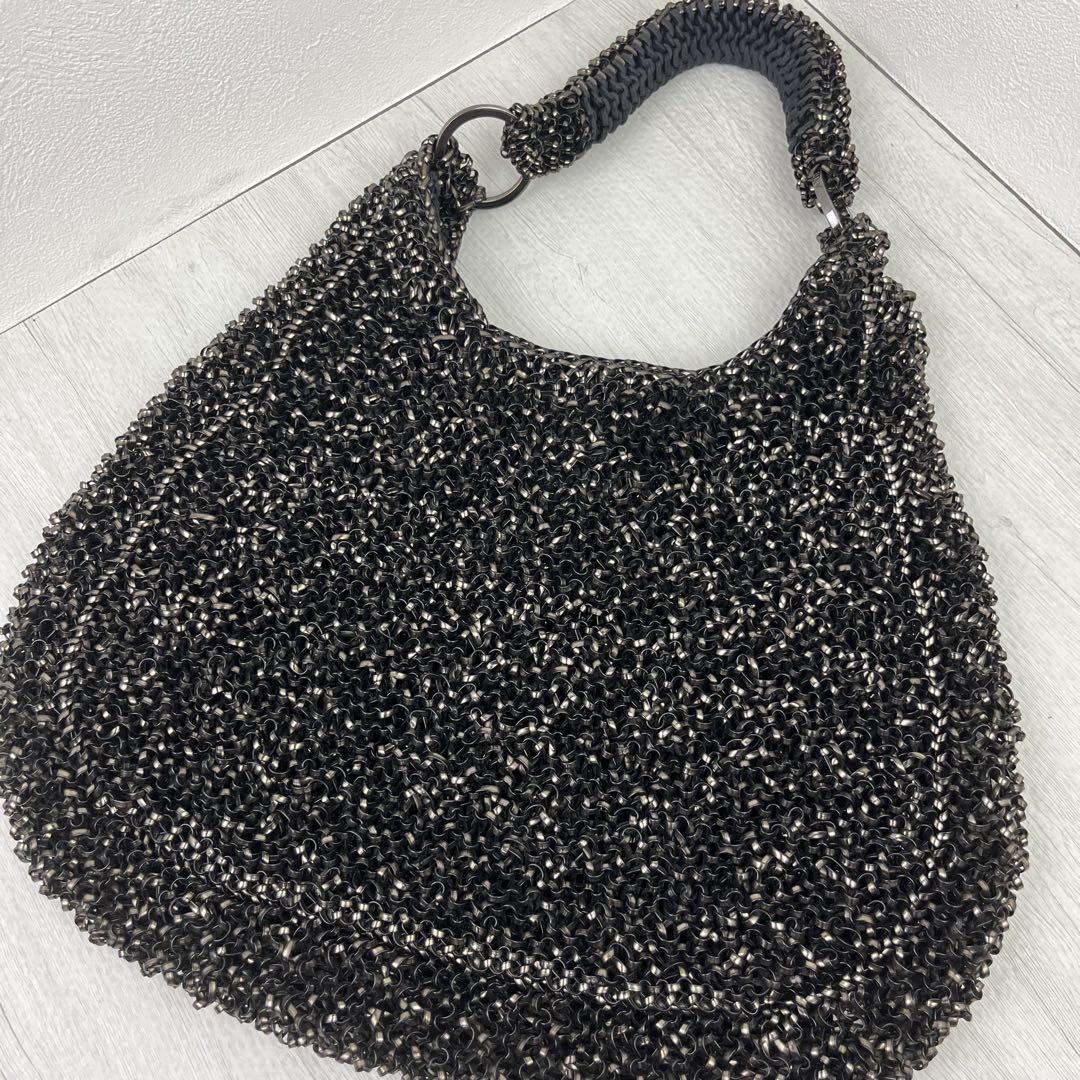 期間限定30％OFF! ANTEPRIMA 極美品✨ アンテプリマ 肩掛け 黒 ワイヤーバッグ バッグ
