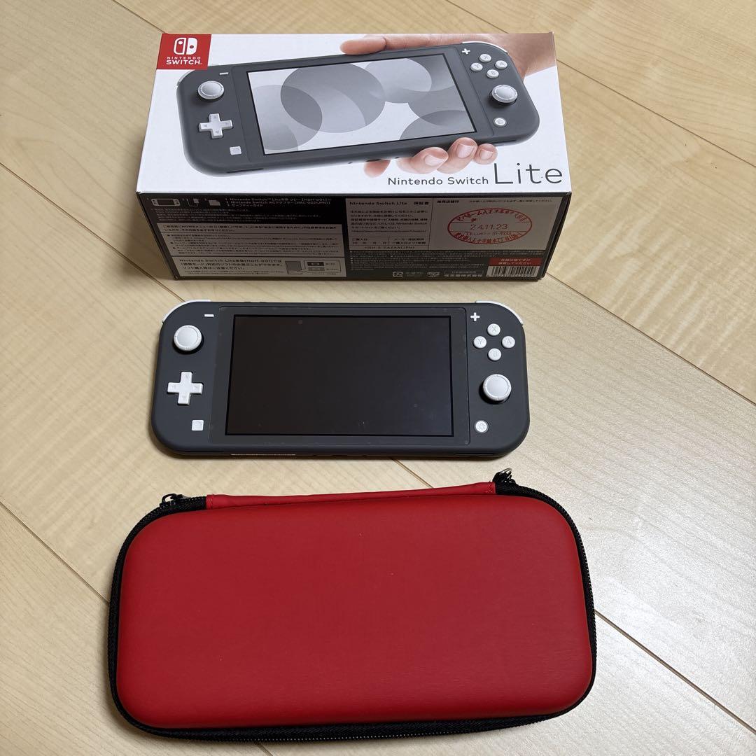 Nintendo Switch Lite グレー + ケース