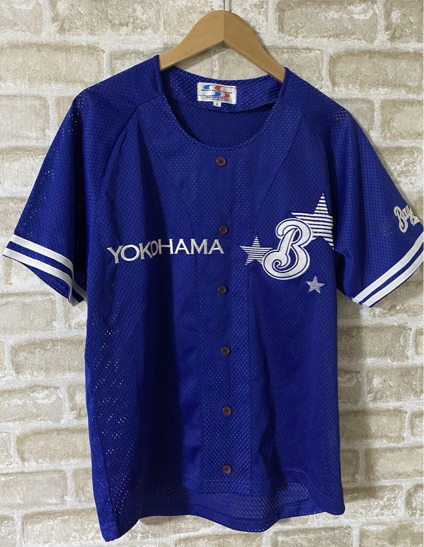 ビンテージ　90s NPB 横浜ベイスターズ　メンズF ユニフォーム　ホーム