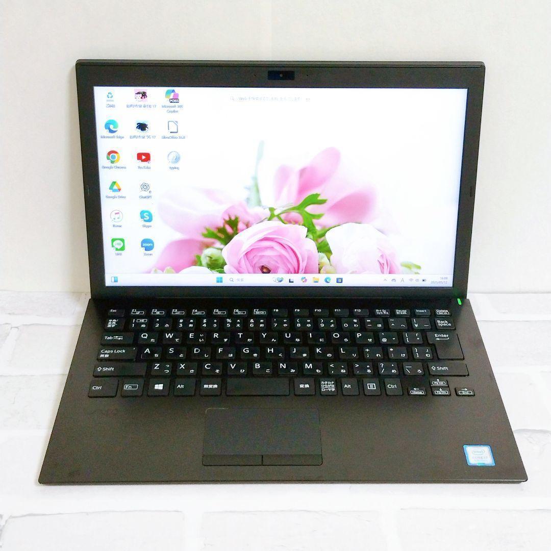 VAIO✨Corei7✨Windows11✨ノートパソコン カメラ付 オフィス付