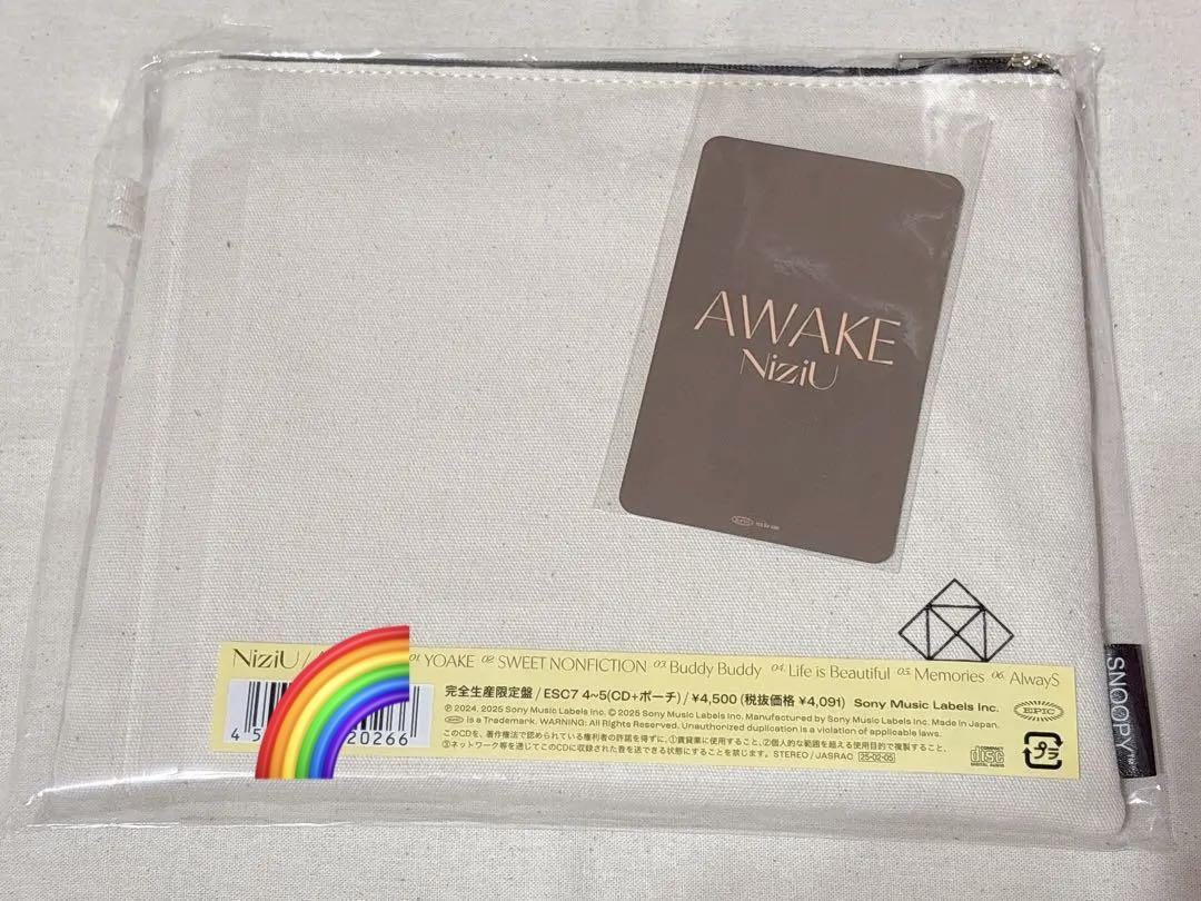 NiziU アヤカ ちゃん ラキドロ 5/5 分 AWAKE 完全生産限定版 NiziU アヤカ ちゃん ラキドロ 5/5 分 AWAKE 完全生産限定版