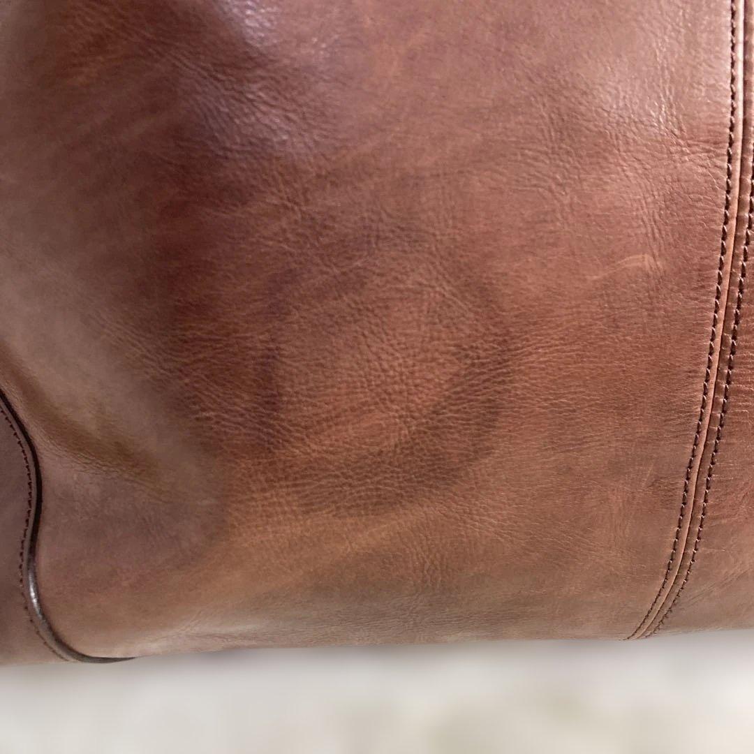 ★美品★アニアリ aniary 2WAYボストンバッグ 本革 肩掛け 大容量