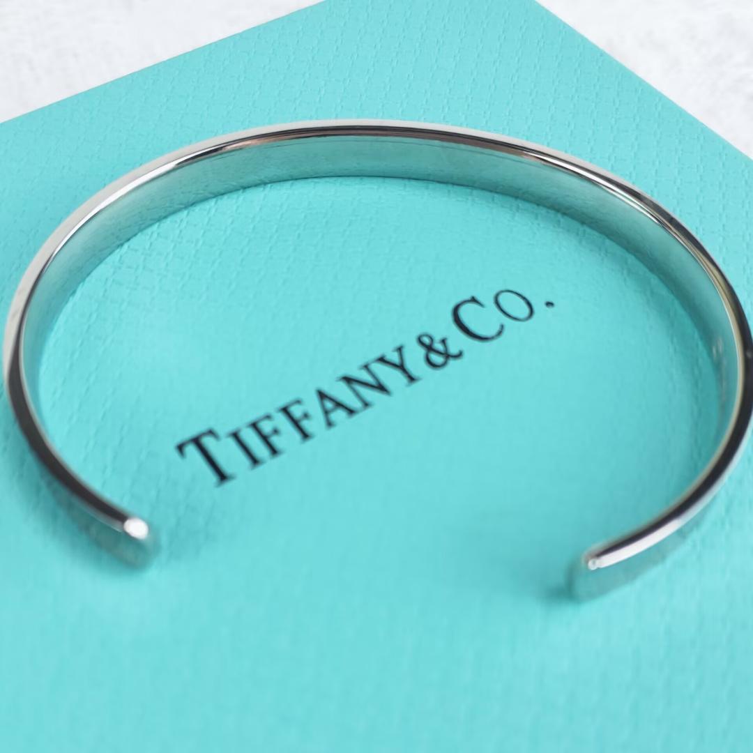 【専用の箱付き】Tiffany ティファニー ナローカフ バングル 腕輪