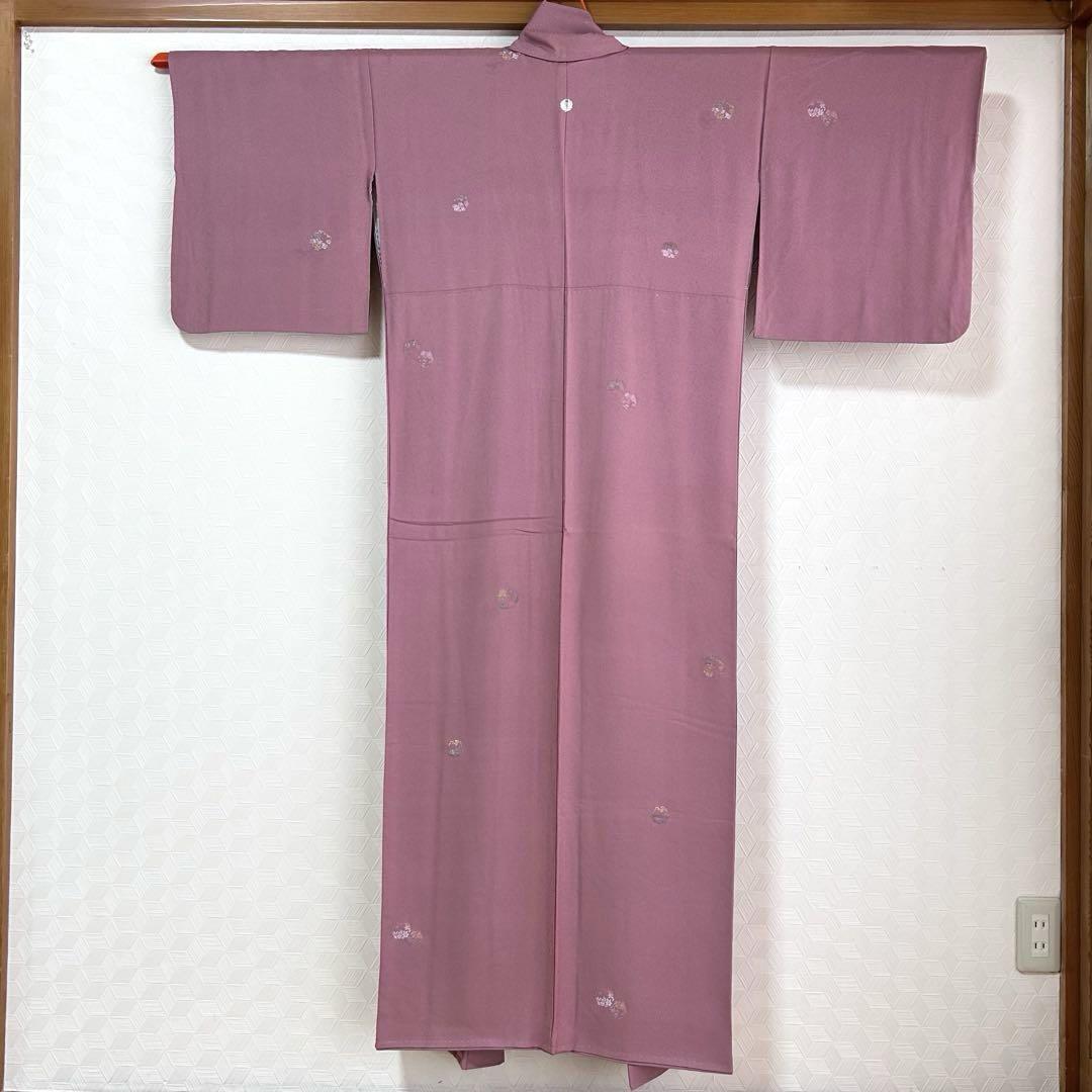 未使用品】色無地一つ紋付❣️身丈160㎝ 着物 着物・浴衣