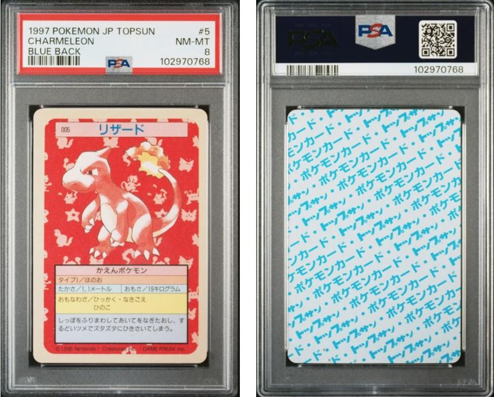 【PSA8】ポケモンカード　トップサン　青裏　10枚
