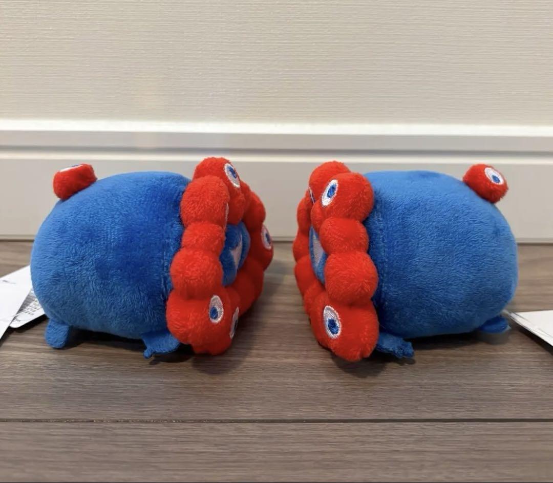 ミャクミャク もっちりロールお手玉マスコット ぬいぐるみ ペア ２個セット
