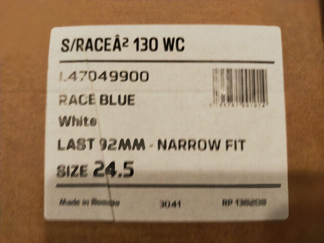 最安値!!23-24新品未使即納S/RACE²130WC 24.5 超お買い得