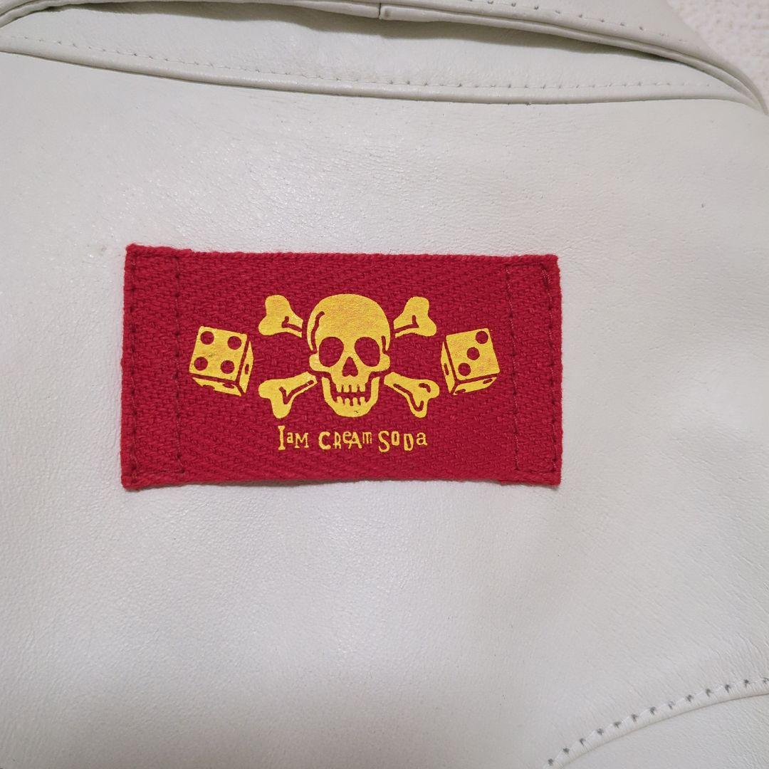 CREAM SDDA レザーシャツ L ホワイト