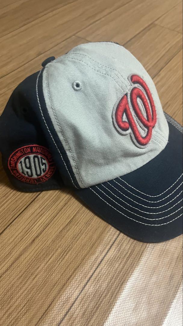 ''Washington Nationals'' 古着　ベースボールキャップ