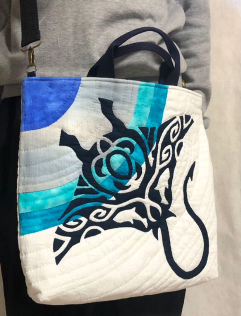 ハワイアンキルトバック ハンドメイド