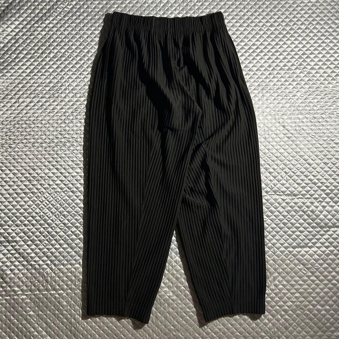 オムプリッセ プリーツテーラードパンツ