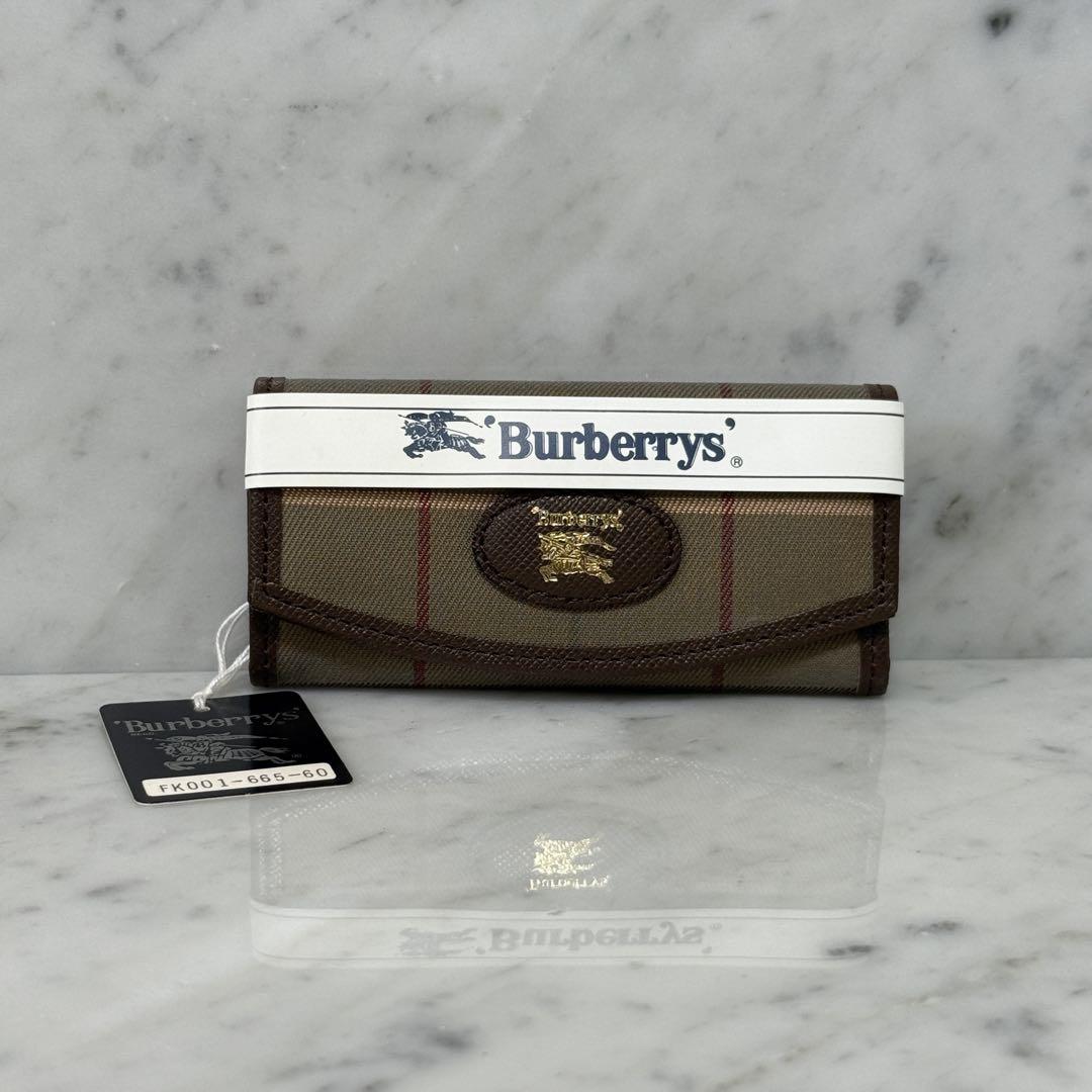 【新品】BURBERRY バーバリー 4連 キーケース グリーン　緑　レザー 新品未使用❣️ BURBERRY バーバリー レザー 4連 キーケース 鍵