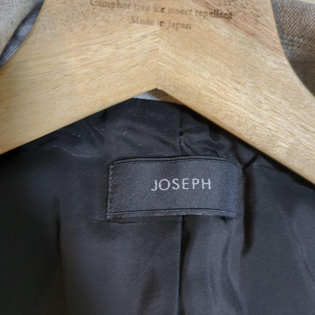 極美品 JOSEPH ジョゼフ パンツスーツ セットアップ 1B グレー 36