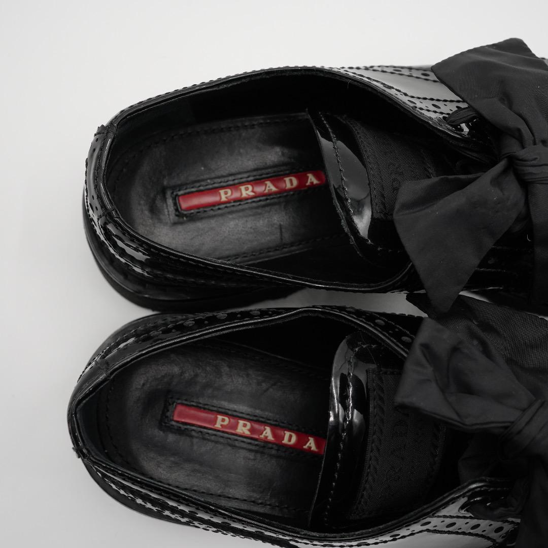 PRADA ローファー ブラック #35 保存袋付き