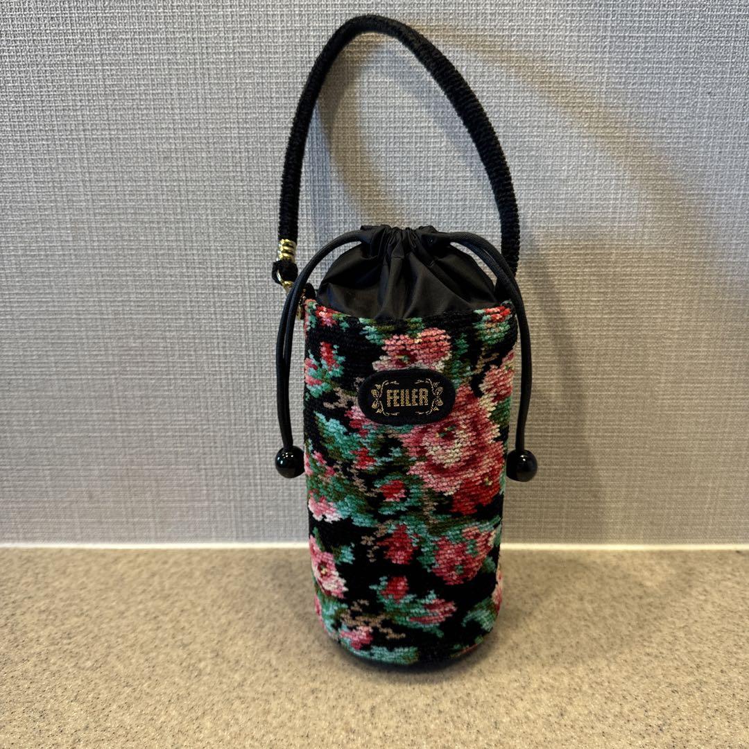 FEILER ペットボトルカバー 花柄 フェイラー