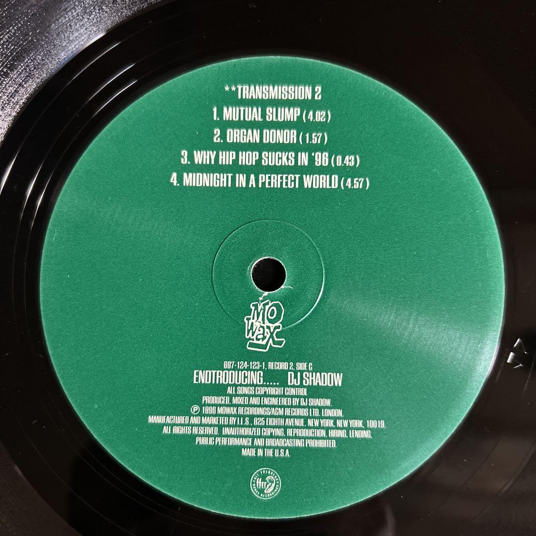 DJ Shadow Endtrodtucing us盤2LP