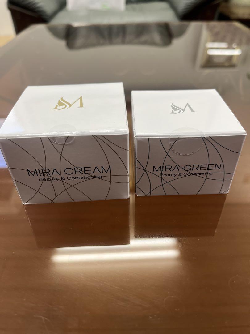 【新品・未使用】MIRA CREAM 50g&MIRA GREEN30g 新品・未使用】MIRA CREAM 50g&MIRA GREEN30g