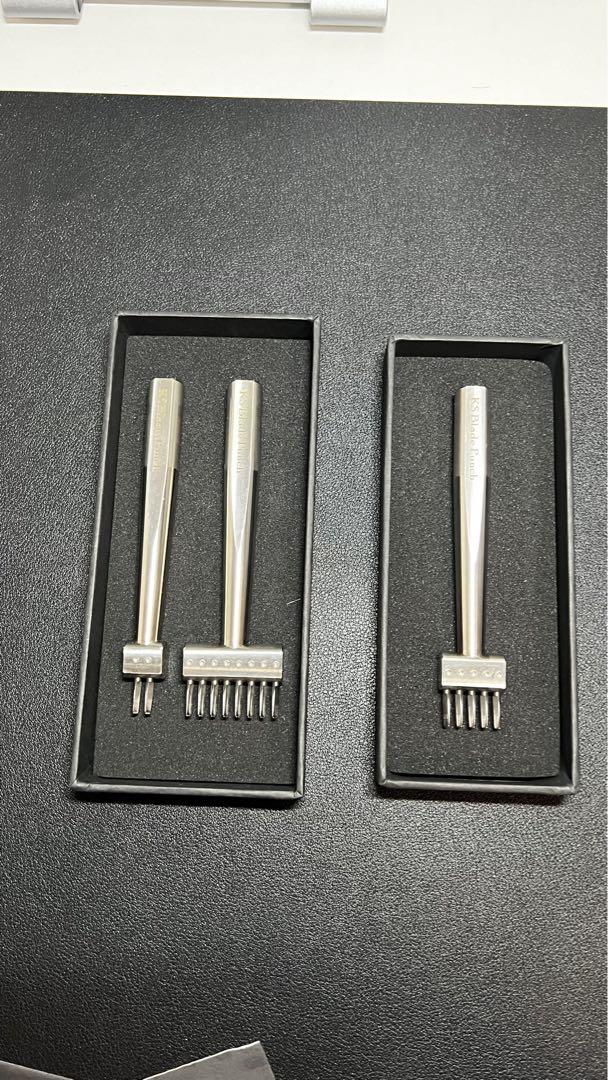 KS Blade Punchヨーロッパ目打ち穴あけ道具工具3.85mm3本セット