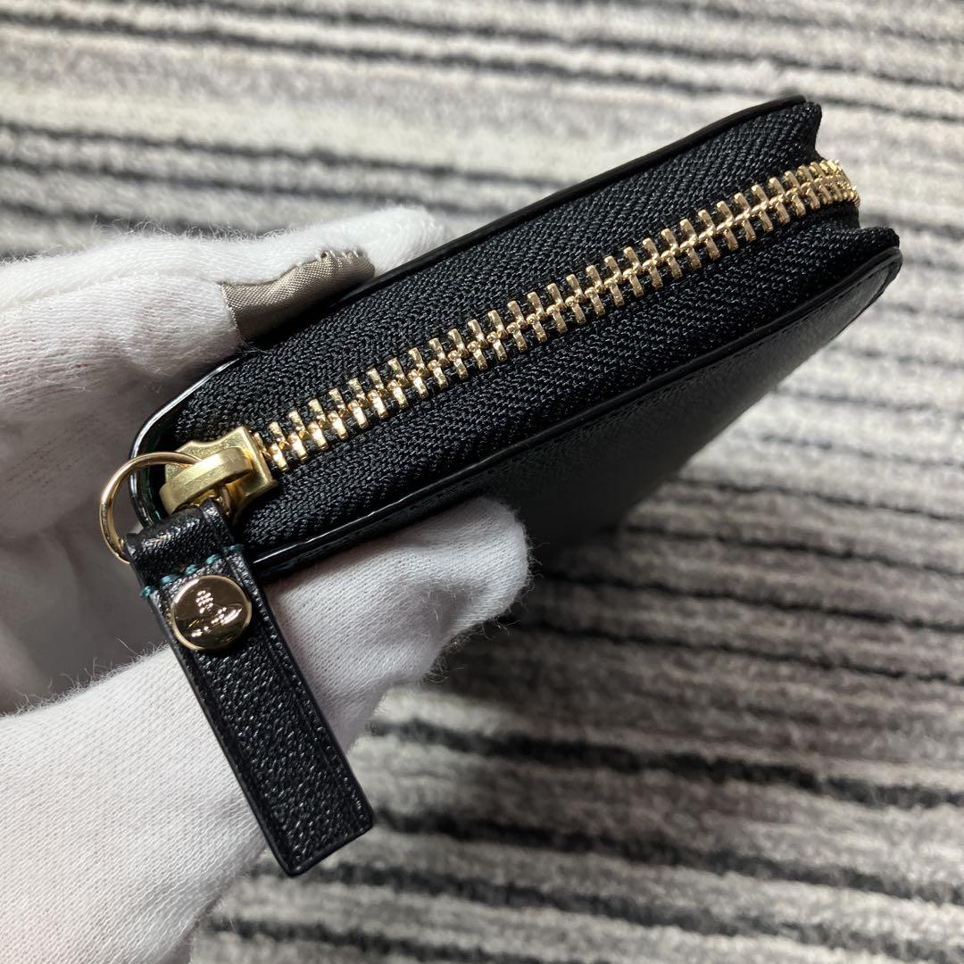 【未使用品】ヴィヴィアンウエストウッド カラーブロック 長財布 ブラック 箱付き