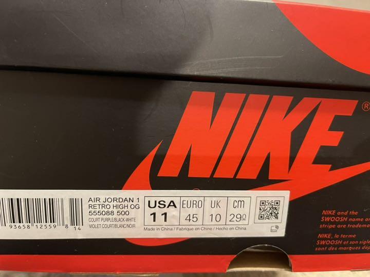 新作登場HOT AIR JORDAN 1 RETRO HIGH OG COURT PURPLE cOeDJ-m81685489265 特典進呈
