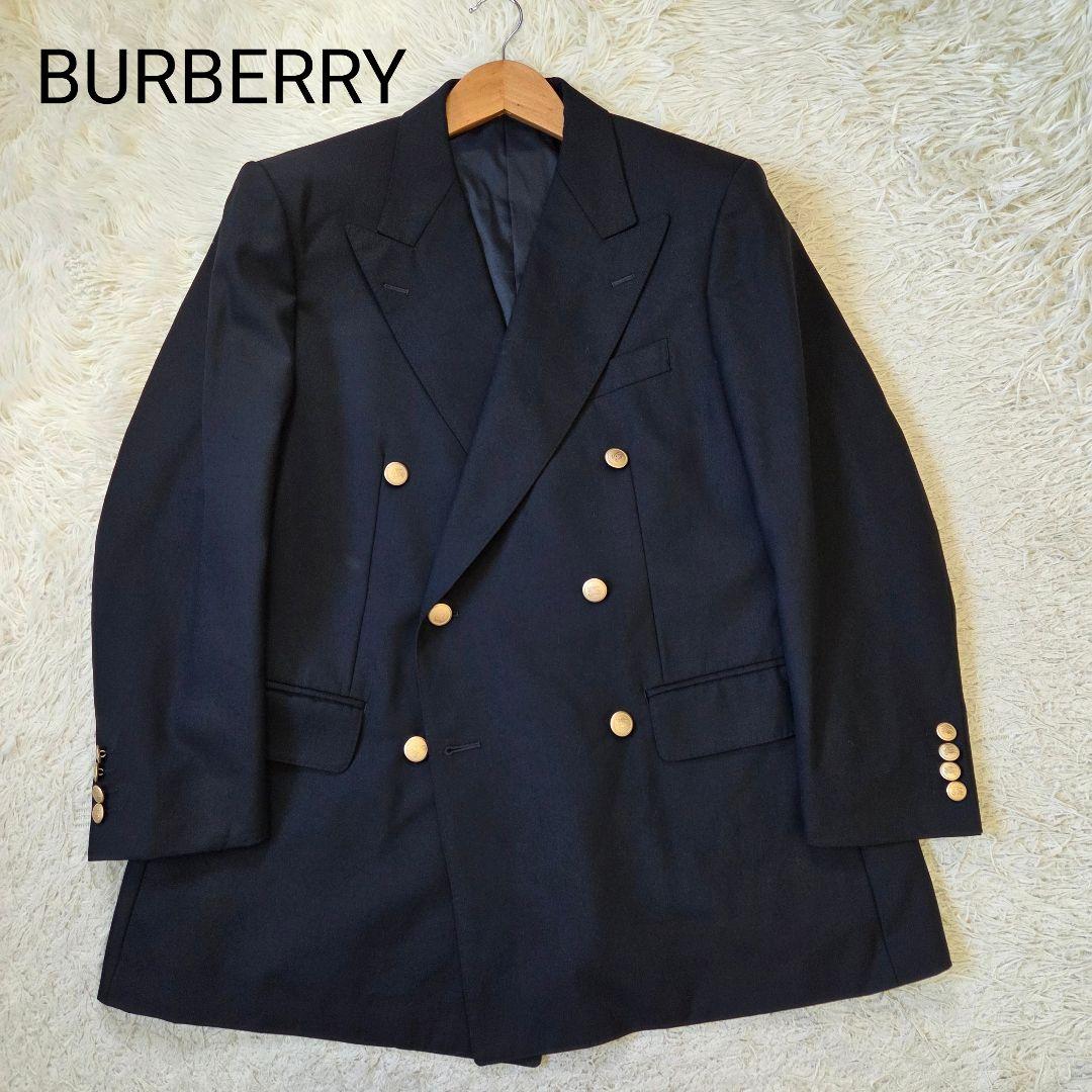 【極美品】 Burberry's 紺ブレ カシミヤ ダブル 大きいサイズ 40 極美品✨Burberrys 紺ブレ ダブル 40サイズ レトロ - メルカリ