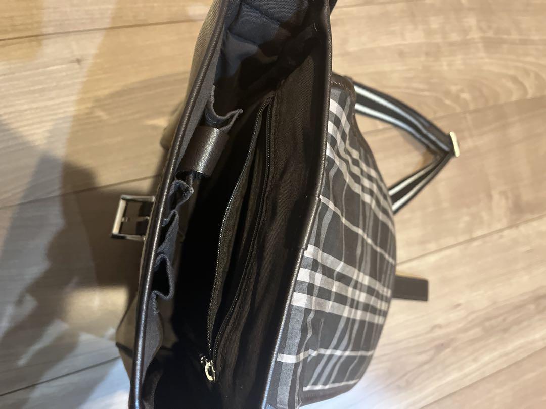 BURBERRY ショルダーバッグ キャンバス バーバリー メンズ
