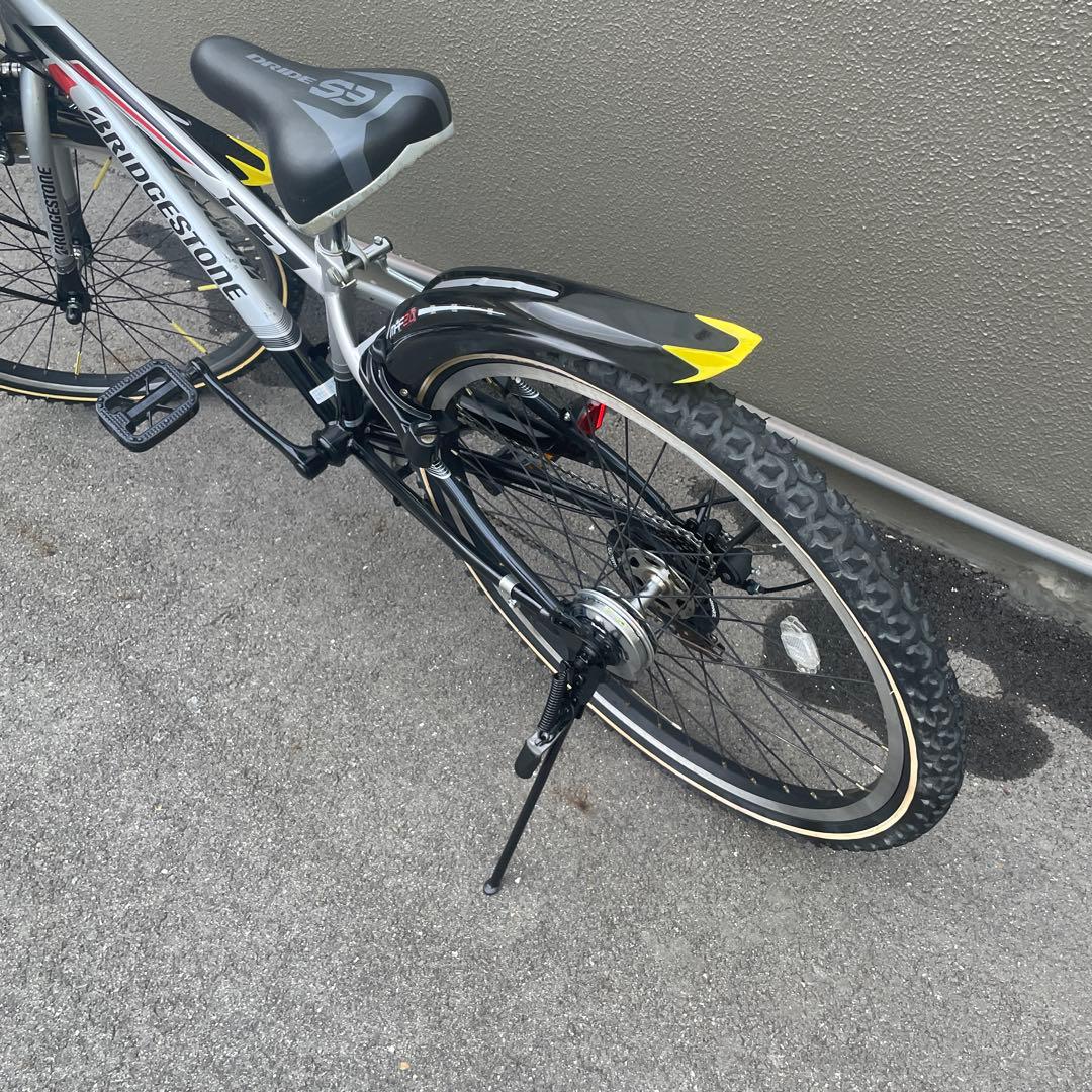 ブリヂストン 子供用自転車24インチ マウンテン シルバー【引き取り限定】