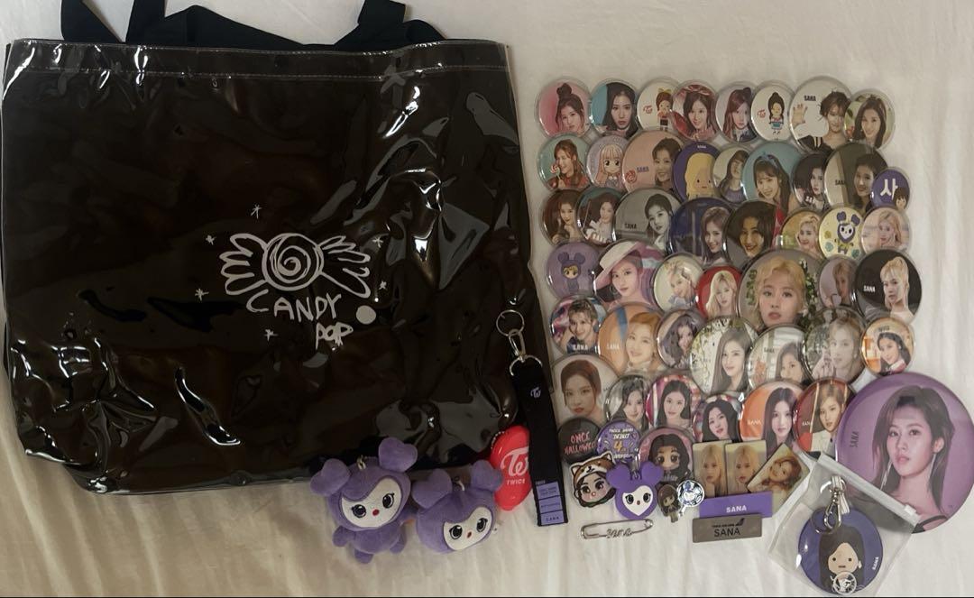 twice サナ 缶バッジ セット トートバッグなし TWICE サナ トートバッグ 缶バッジ 痛バ - メルカリ