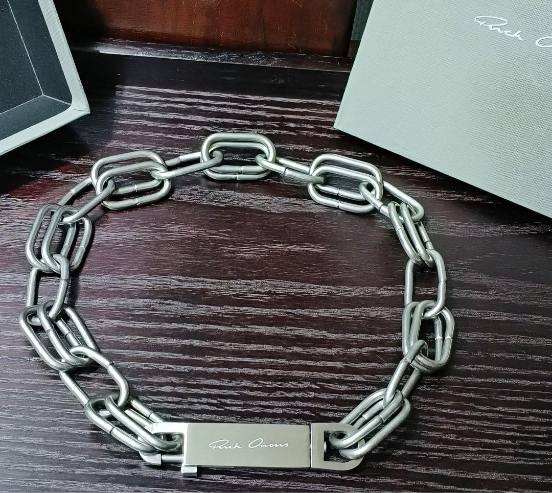 男女兼用 rickowens double link choker ネックレス