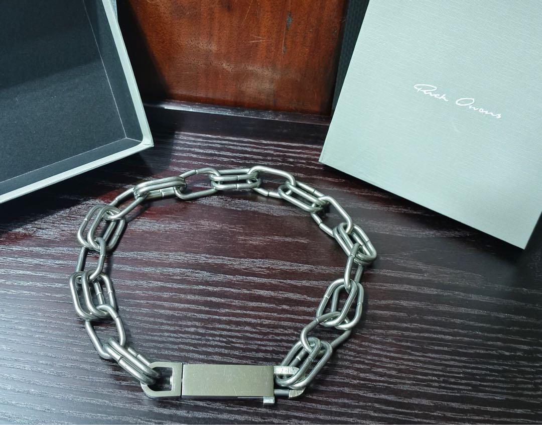 男女兼用 rickowens double link choker ネックレス