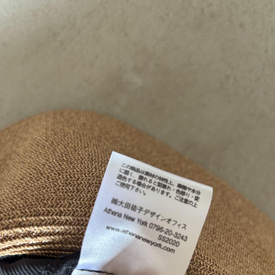 【別注】アシーナニューヨークRISAKO 麦わら帽子