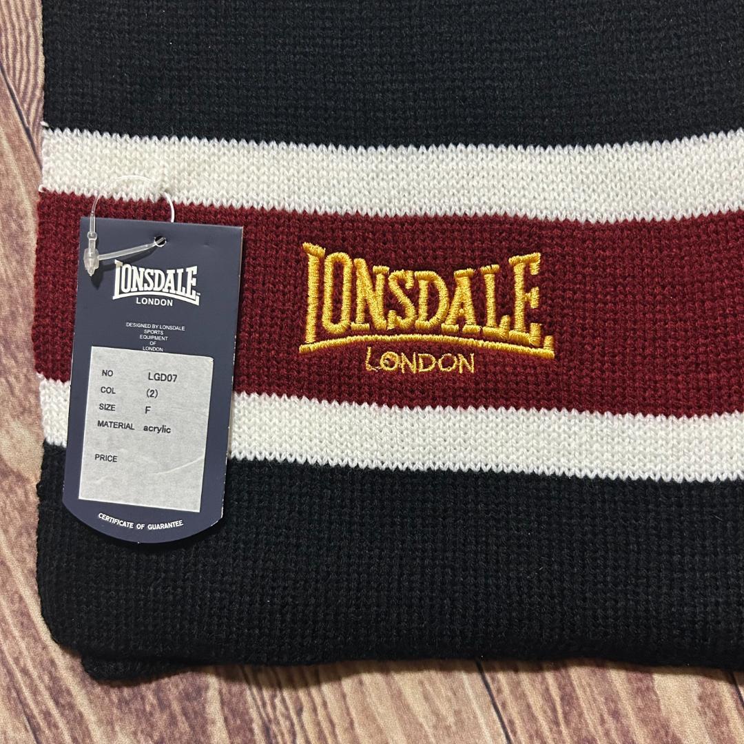 【新品】LONSDALE マフラー ロンズデール 希少なデザイン