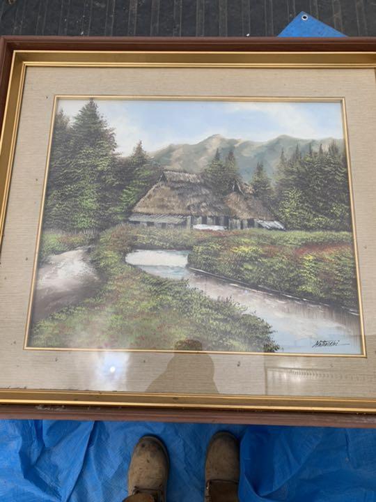 作者不明　　作品名　村外れ