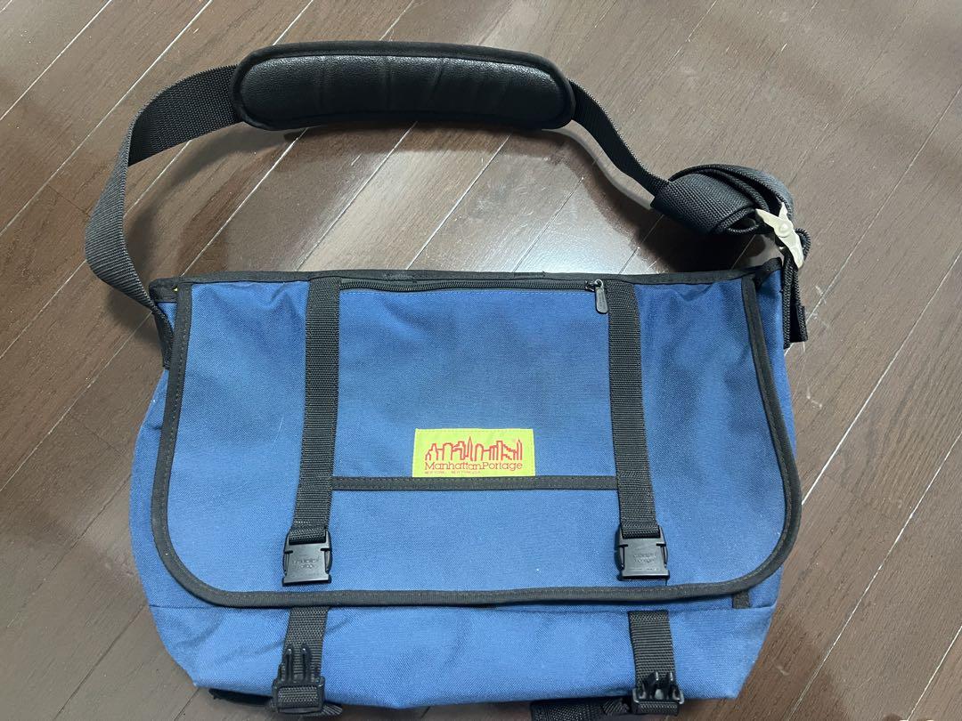 Manhattan Portage メッセンジャーバッグ 青 黄