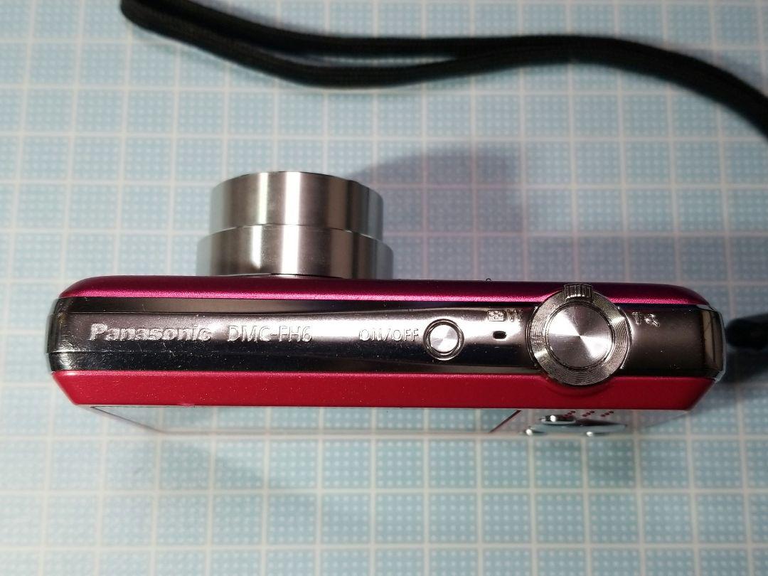 起動確認済み】Panasonic デジカメ LUMIX DMC-FH6 ピンク カメラ