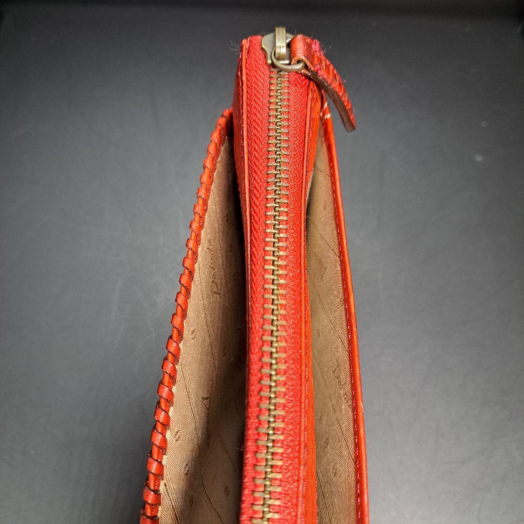 極美品　Dakota　ダコタ　大型ジッパー 財布　革製