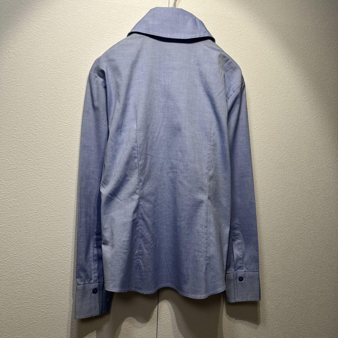 希少 JIL SANDER 上質 コットン スキッパー デザイン シャツ 36