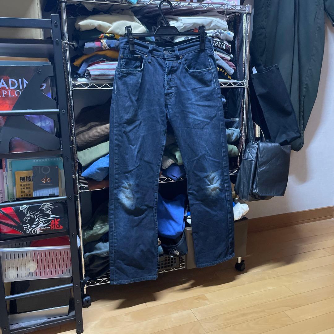 女性に人気! 【渋い】リーバイス501XX インディゴ 古着 アメカジ