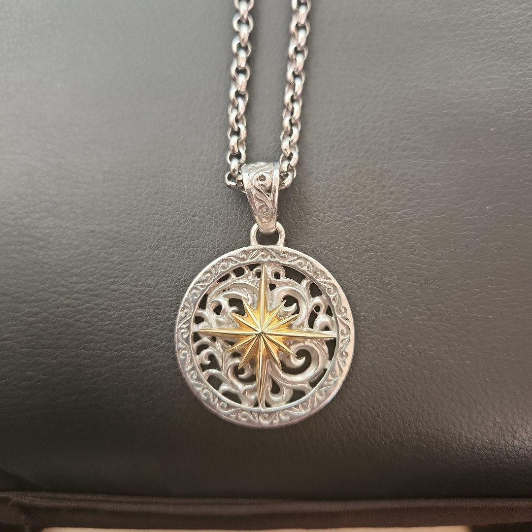 SAAD K18 太陽神 サンシンボル デザイン ネックレス