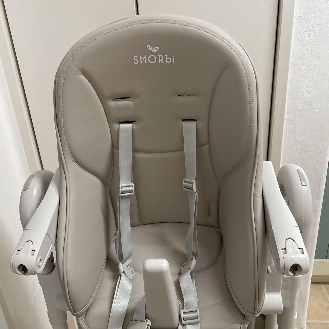 SMORBI ハイローチェア 折りたたみ機能付き　ベビーチェア