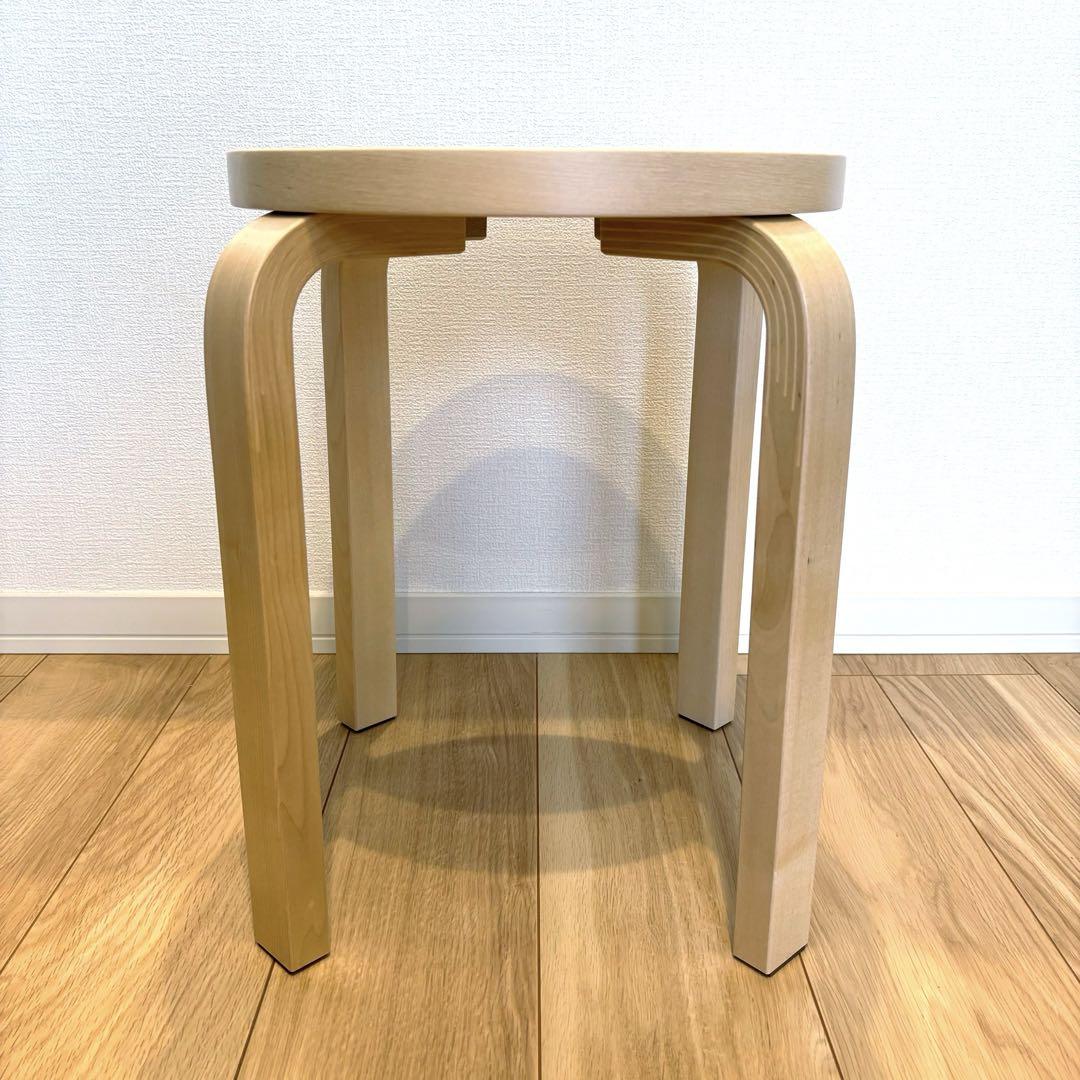 新品 未使用】Artek スツールe60 scope別注 リノリウム レッド