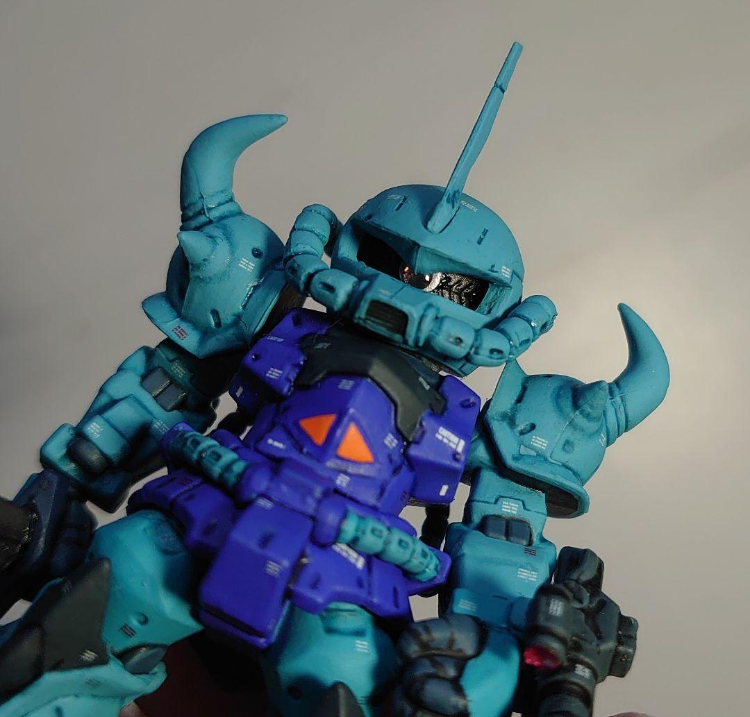 ガンダムコンバージ　リペイント品　グフカスタム