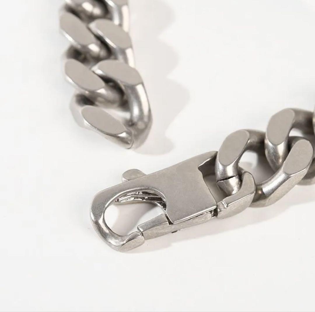 MM6 Maison Margiela シルバー Numeric ロゴ カフ ブレスレット