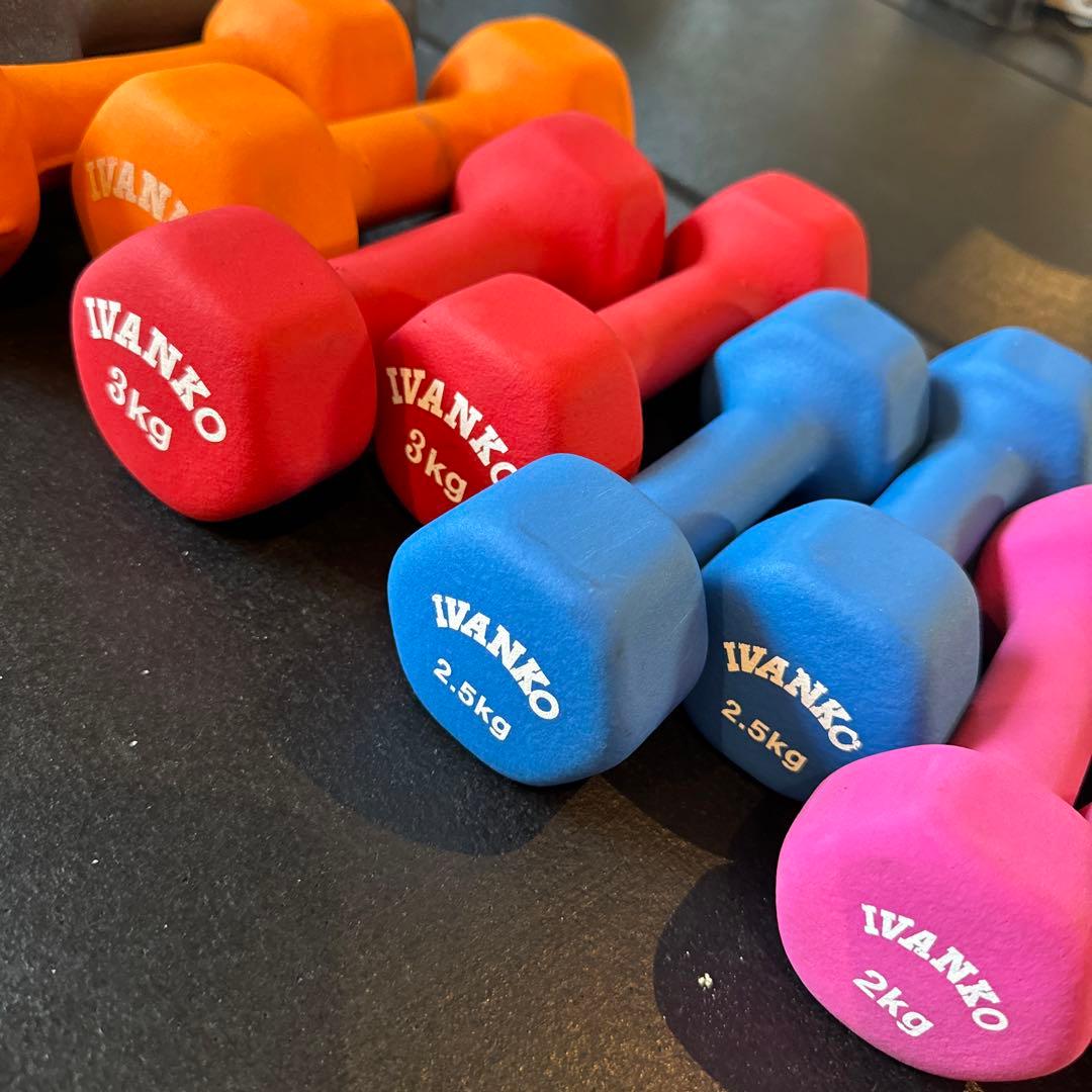 IVANKO カラー 合計35kg 神戸市 ６セット ダンベル